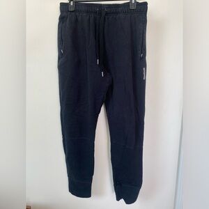 Black Reebok joggers